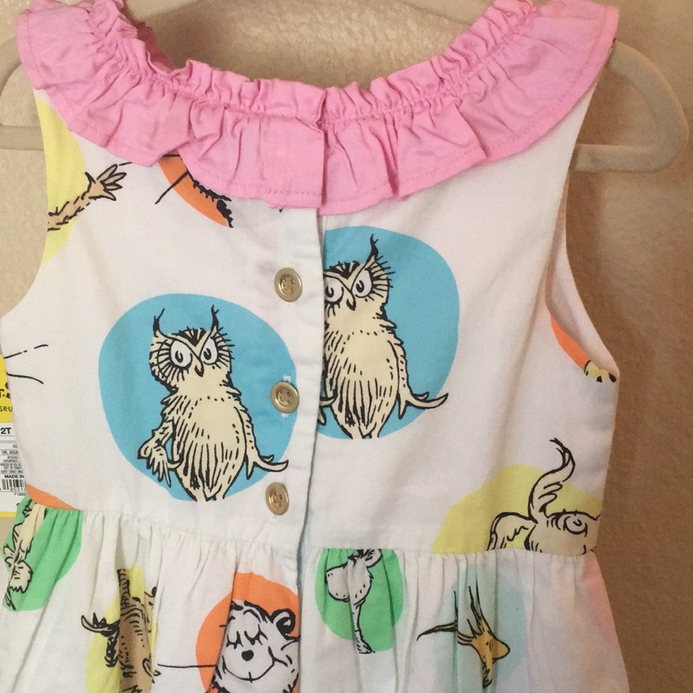 SOLD Dr Seuss party dress - Picture 4 of 5